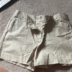Ann Taylor Tan High Waist Shorts